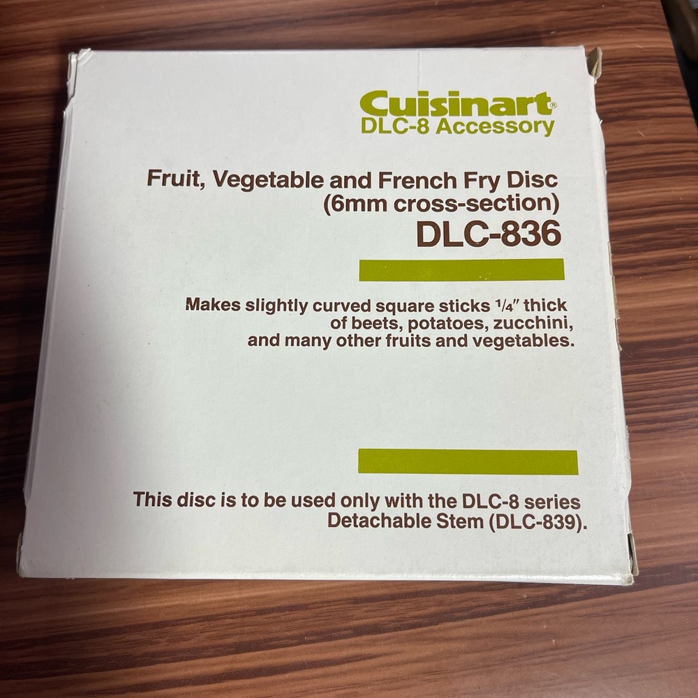 Cuisinart dlc-836 accessory NIB. Box J‎